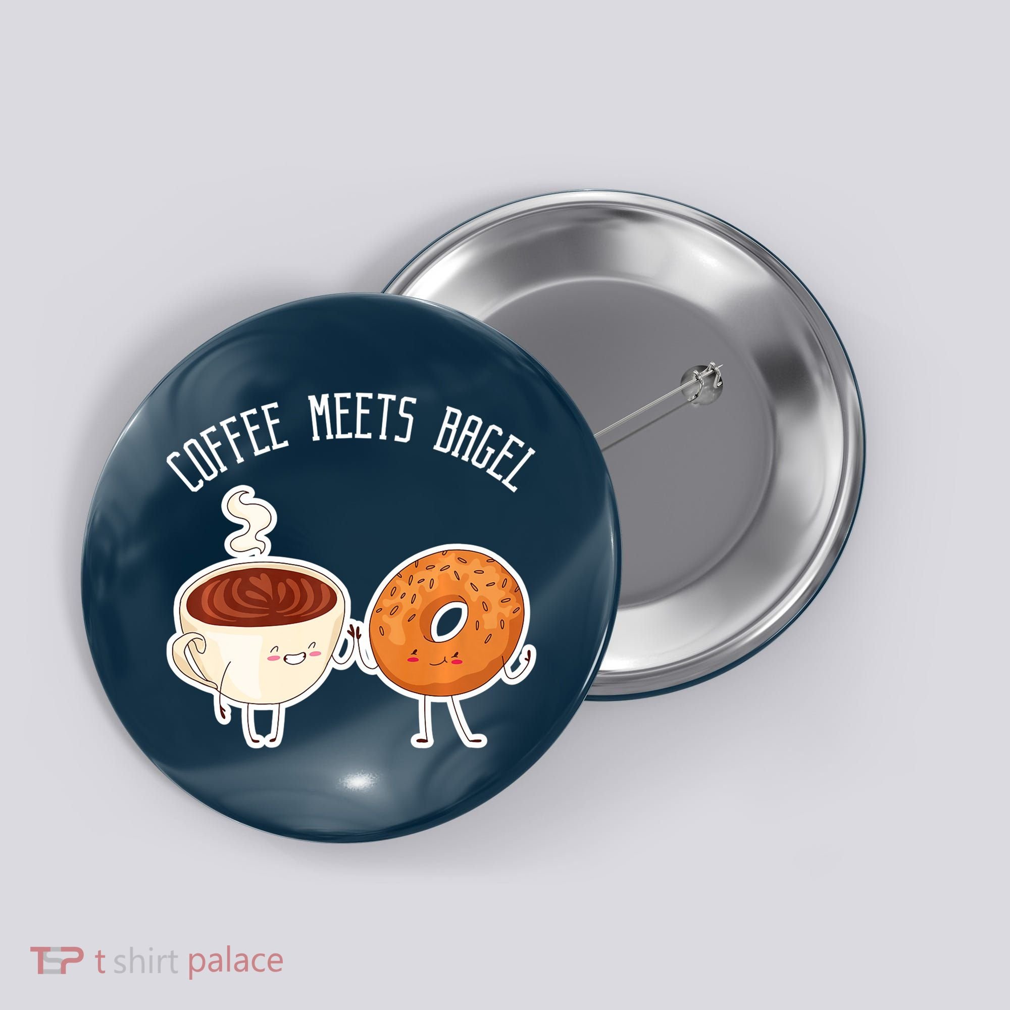 Coffee Meets Bagel Bagels Button