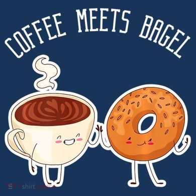 Coffee Meets Bagel Bagels Button