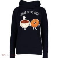 Coffee Meets Bagel Bagels Womens Funnel Neck Pullover Hood thumb 0
