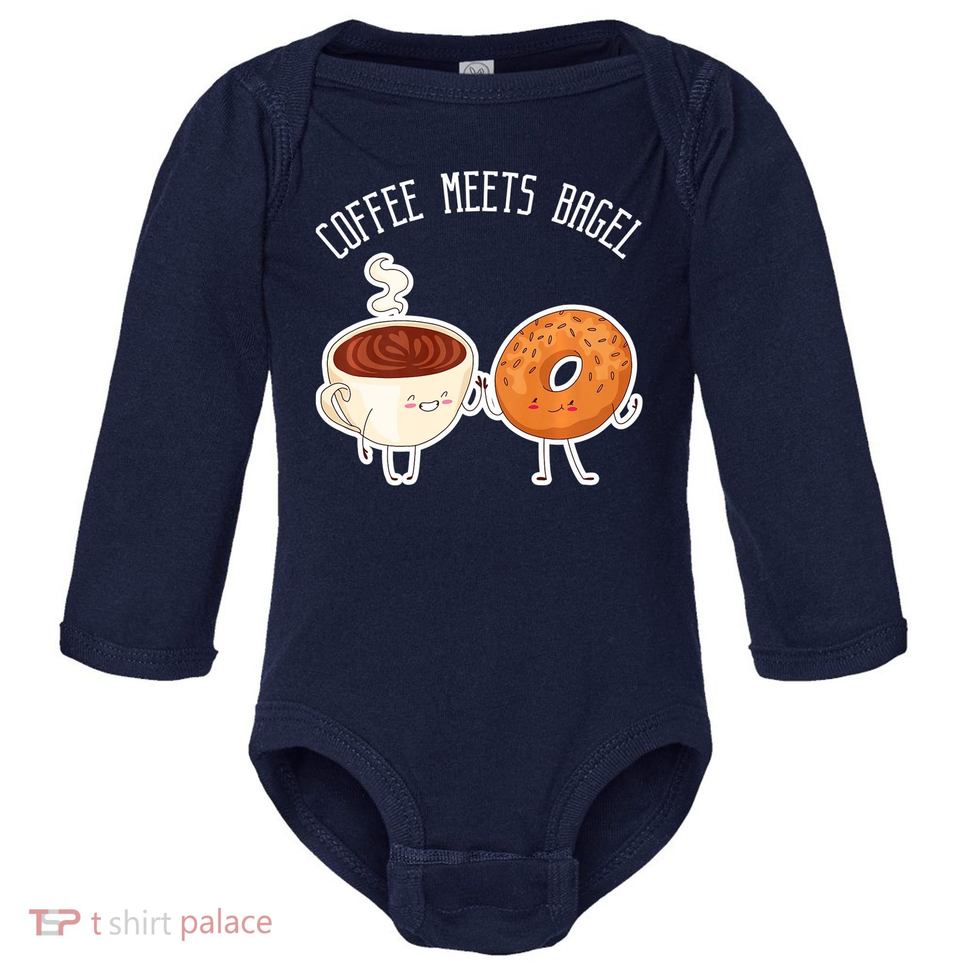 Coffee Meets Bagel Bagels Baby Long Sleeve Bodysuit