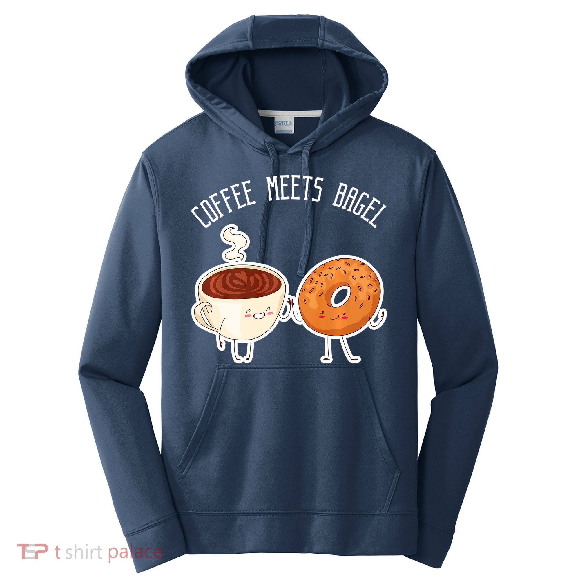 Coffee Meets Bagel Bagels Performance Fleece Hoodie