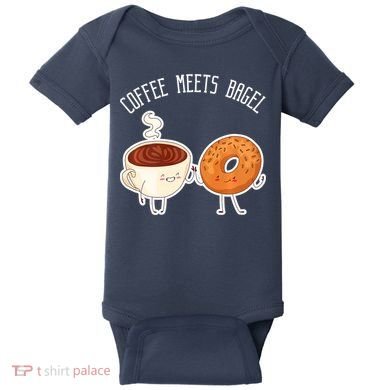 Coffee Meets Bagel Bagels Baby Bodysuit