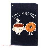 Coffee Meets Bagel Bagels Golf Towel thumb 0