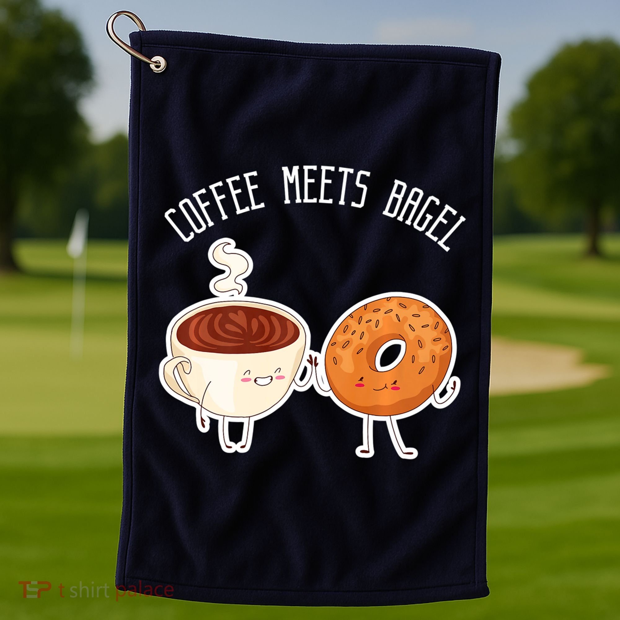Coffee Meets Bagel Bagels Golf Towel