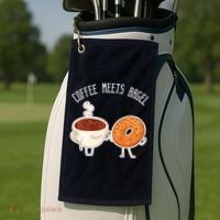 Coffee Meets Bagel Bagels Golf Towel thumb 2