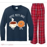 Coffee Meets Bagel Bagels Kids Long Sleeve Plaid Pajama Set thumb 0