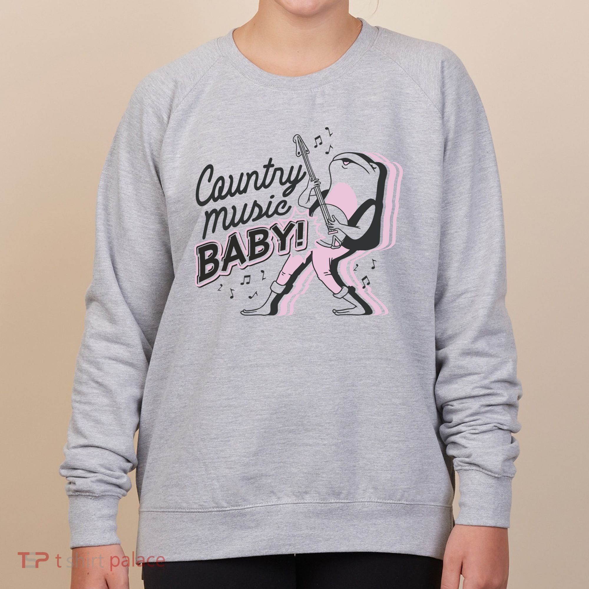 Country Music Baby Frog Women's Sweatshirt