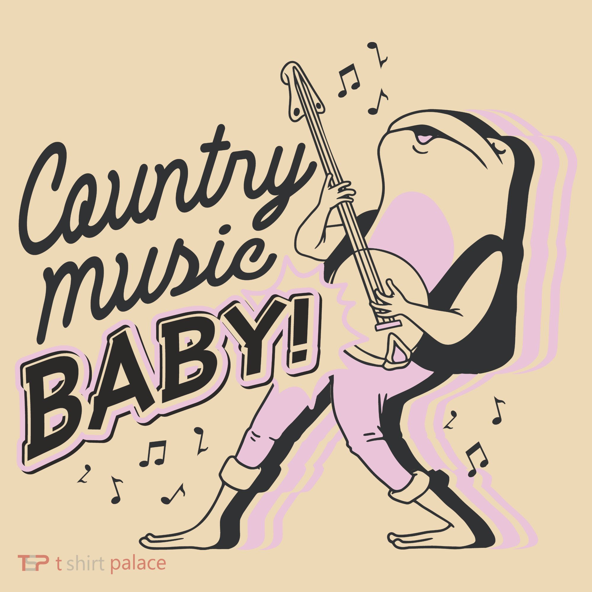 Country Music Baby Frog Tote Bag