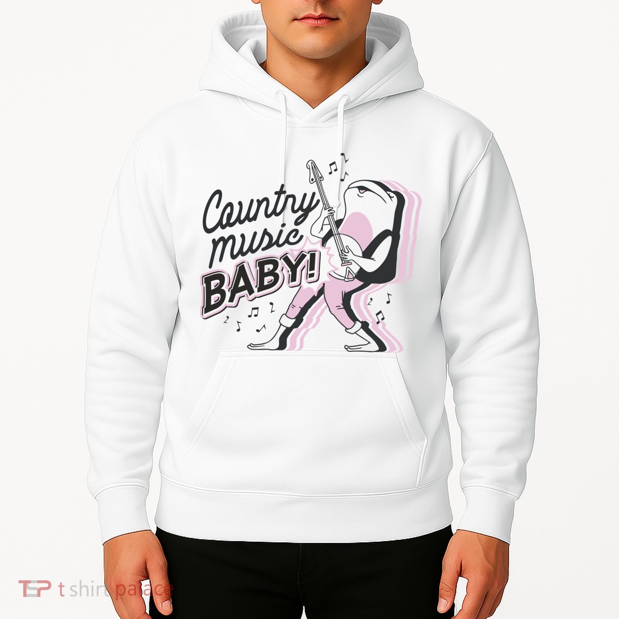 Country Music Baby Frog Hoodie