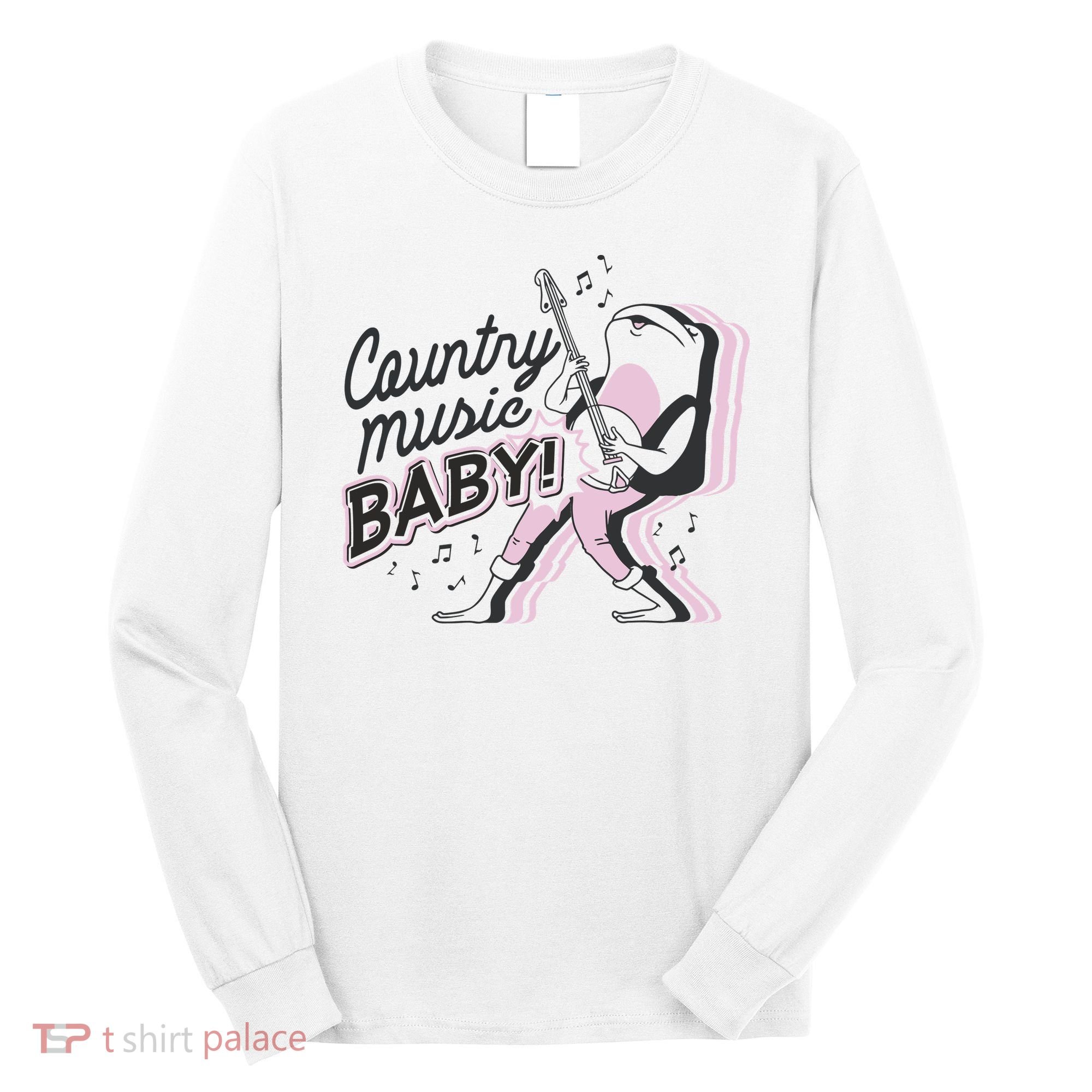Country Music Baby Frog Long Sleeve Shirt