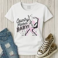 Country Music Baby Frog Women's T-Shirt thumb 3