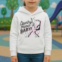 Country Music Baby Frog Kids Hoodie thumb 3