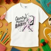 Country Music Baby Frog Kids T-Shirt thumb 3