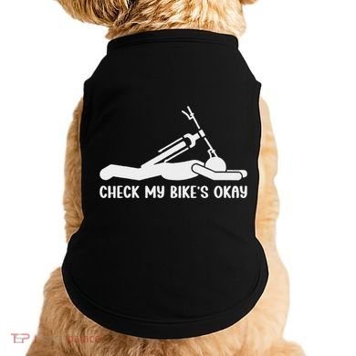 Check My Bike’S Okay Doggie Tank
