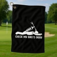 Check My Bike’S Okay Golf Towel thumb 1