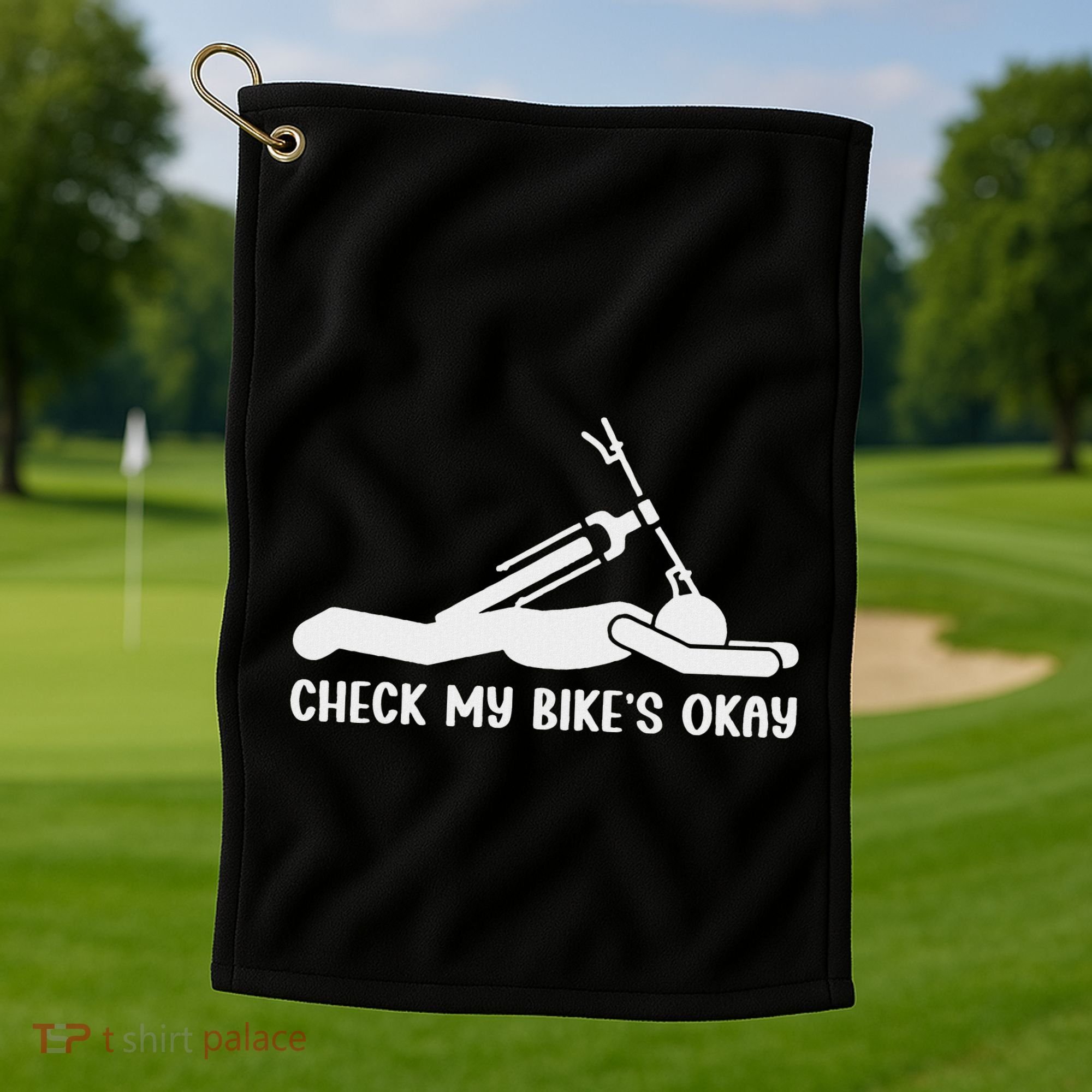 Check My Bike’S Okay Golf Towel