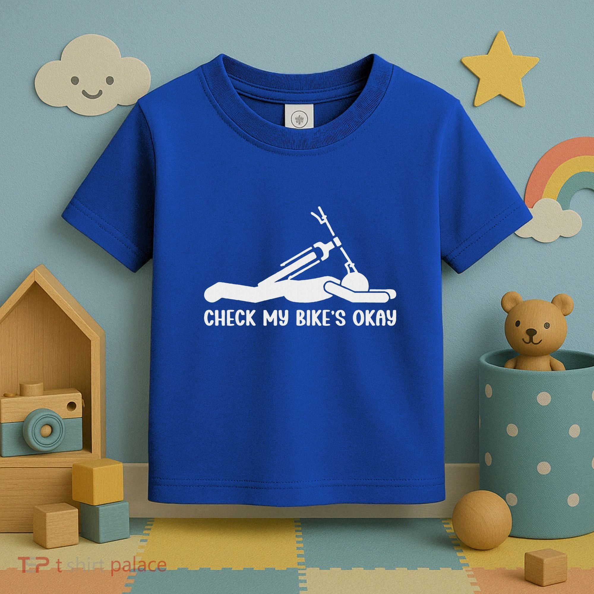 Check My Bike’S Okay Toddler T-Shirt