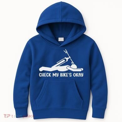 Check My Bike’S Okay Kids Hoodie