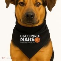 Caffeinate Mars Black Rifle Coffee Co. USA-Made Doggie Bandana thumb 1