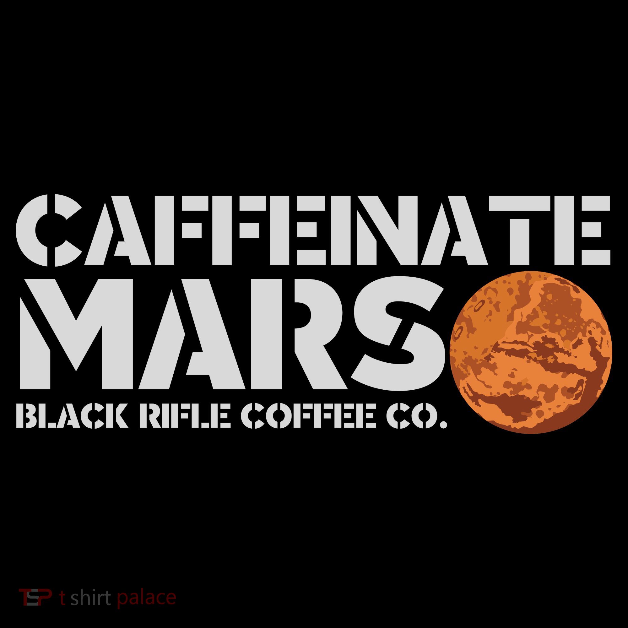 Caffeinate Mars Black Rifle Coffee Co. USA-Made Doggie Bandana