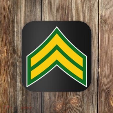Corporal Military Badge Coaster