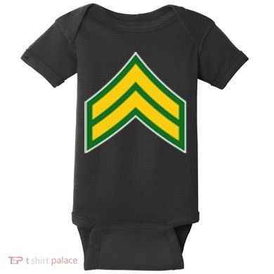 Corporal Military Badge Baby Bodysuit