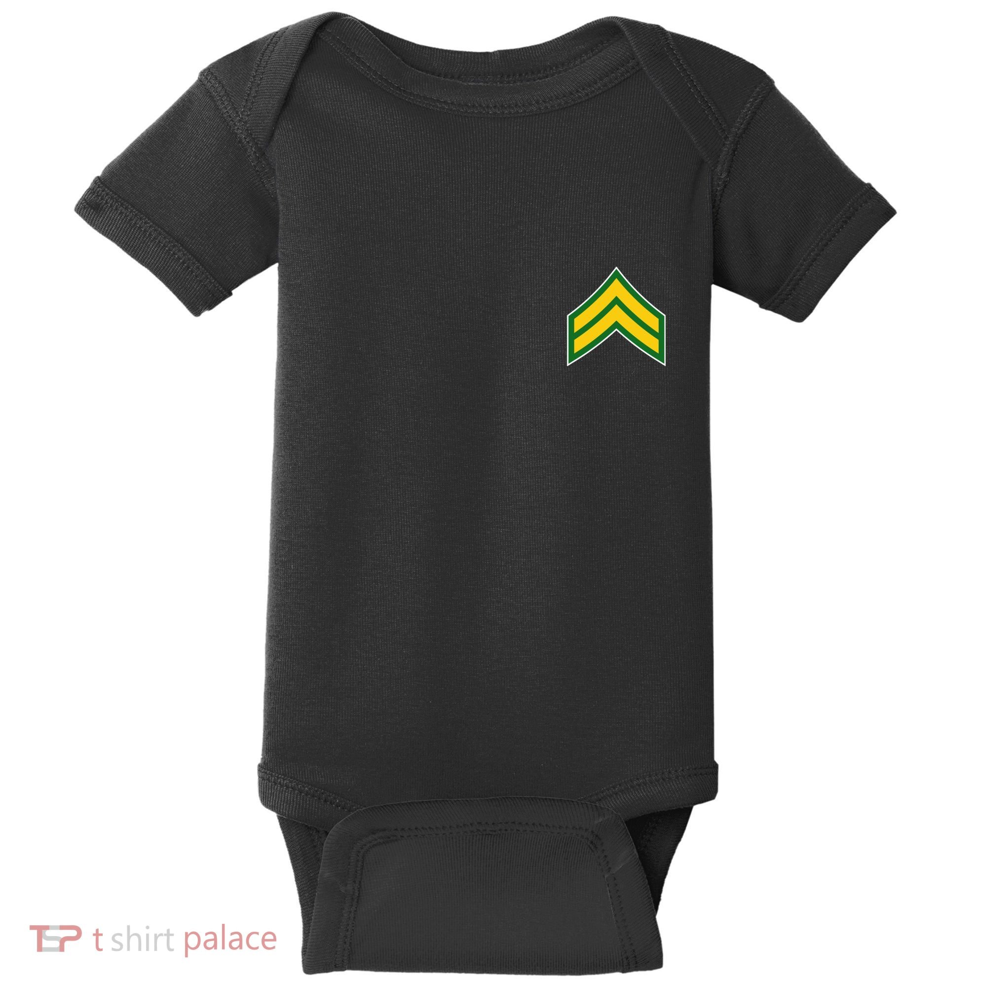 Corporal Military Badge Baby Bodysuit