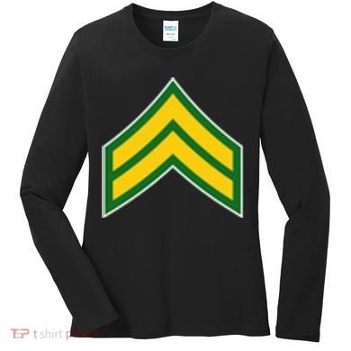 Corporal Military Badge Women's Long Sleeve Shirt