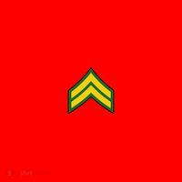 Corporal Military Badge Santa Hat thumb 1