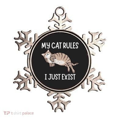Cute My Cat Clothing My Cat Rules I Just Exist Ornament
