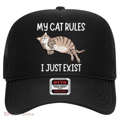 Cute My Cat Clothing My Cat Rules I Just Exist Hat