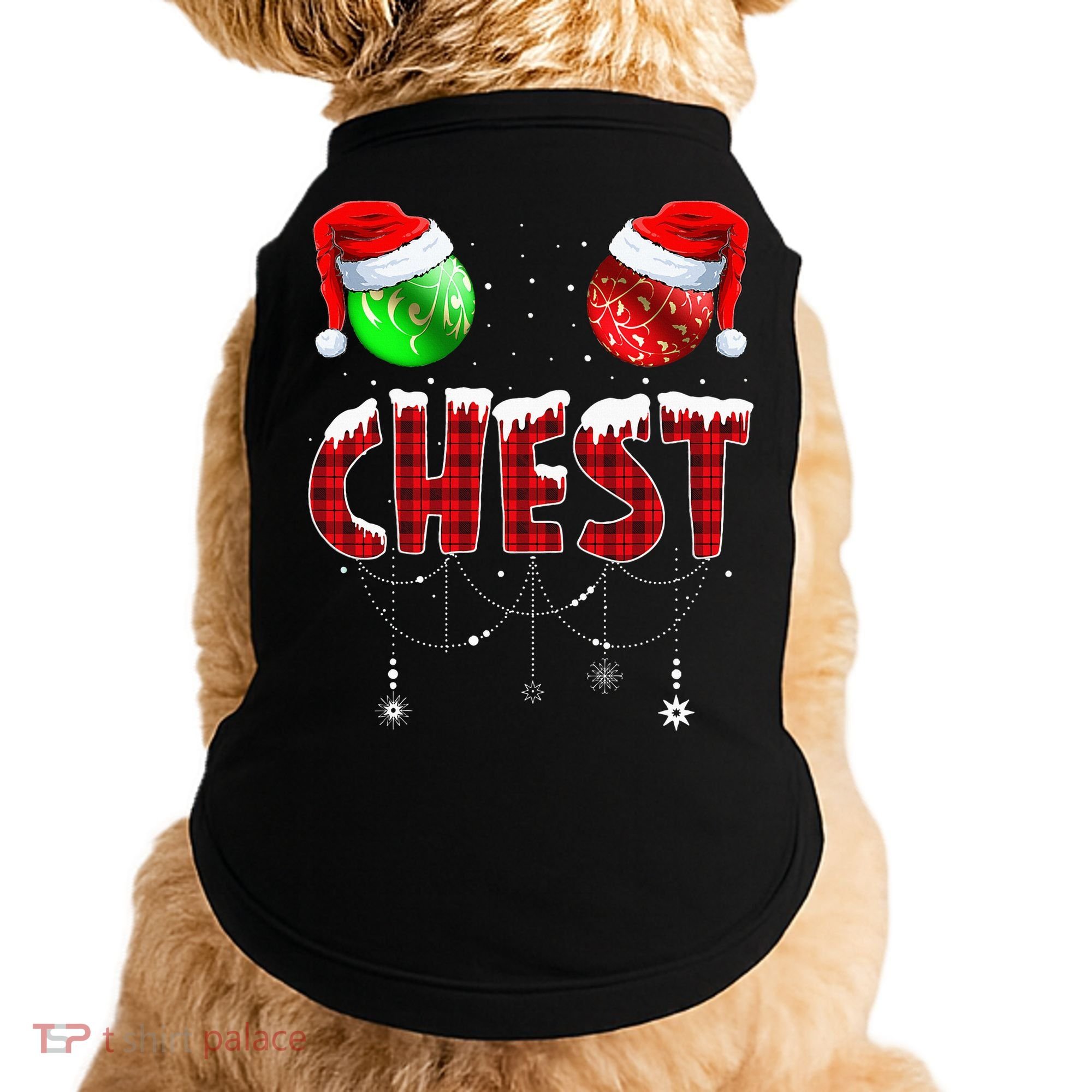 Christmas Matching Couple Family Chestnuts Doggie Tank