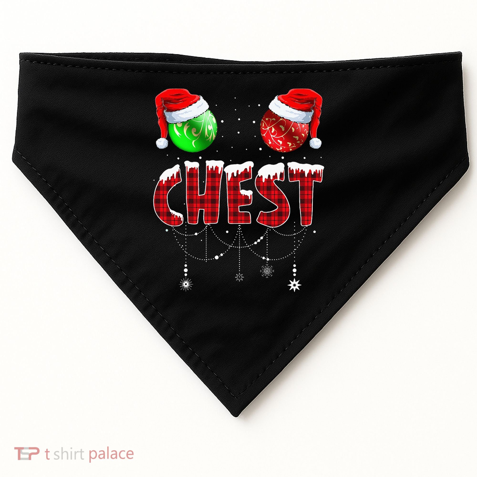 Christmas Matching Couple Family Chestnuts USA-Made Doggie Bandana
