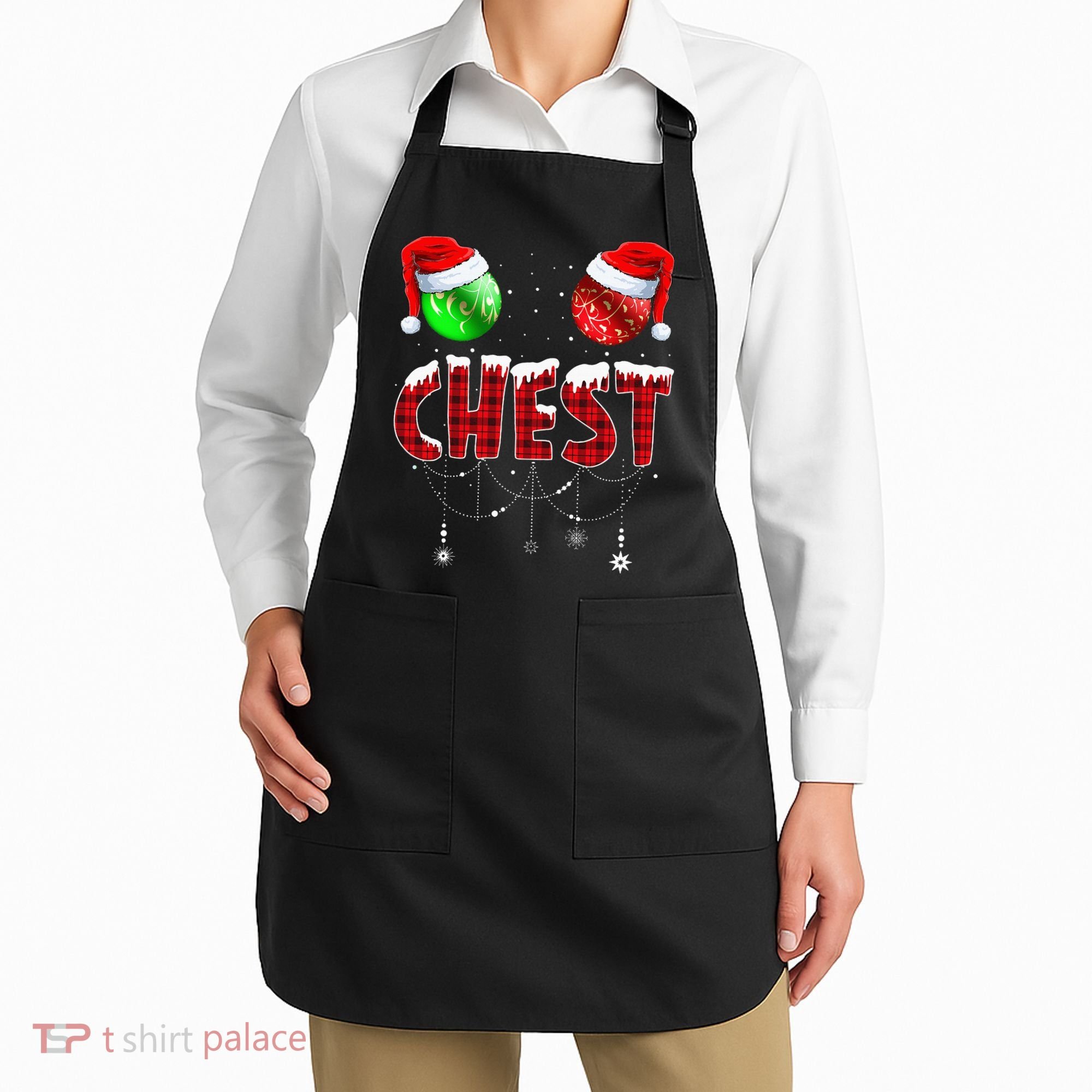 Christmas Matching Couple Family Chestnuts Apron