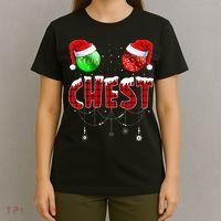 Christmas Matching Couple Family Chestnuts T-Shirt thumb 4
