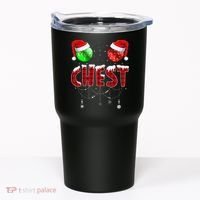 Christmas Matching Couple Family Chestnuts Tumbler thumb 0