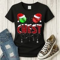 Christmas Matching Couple Family Chestnuts Women's T-Shirt thumb 3