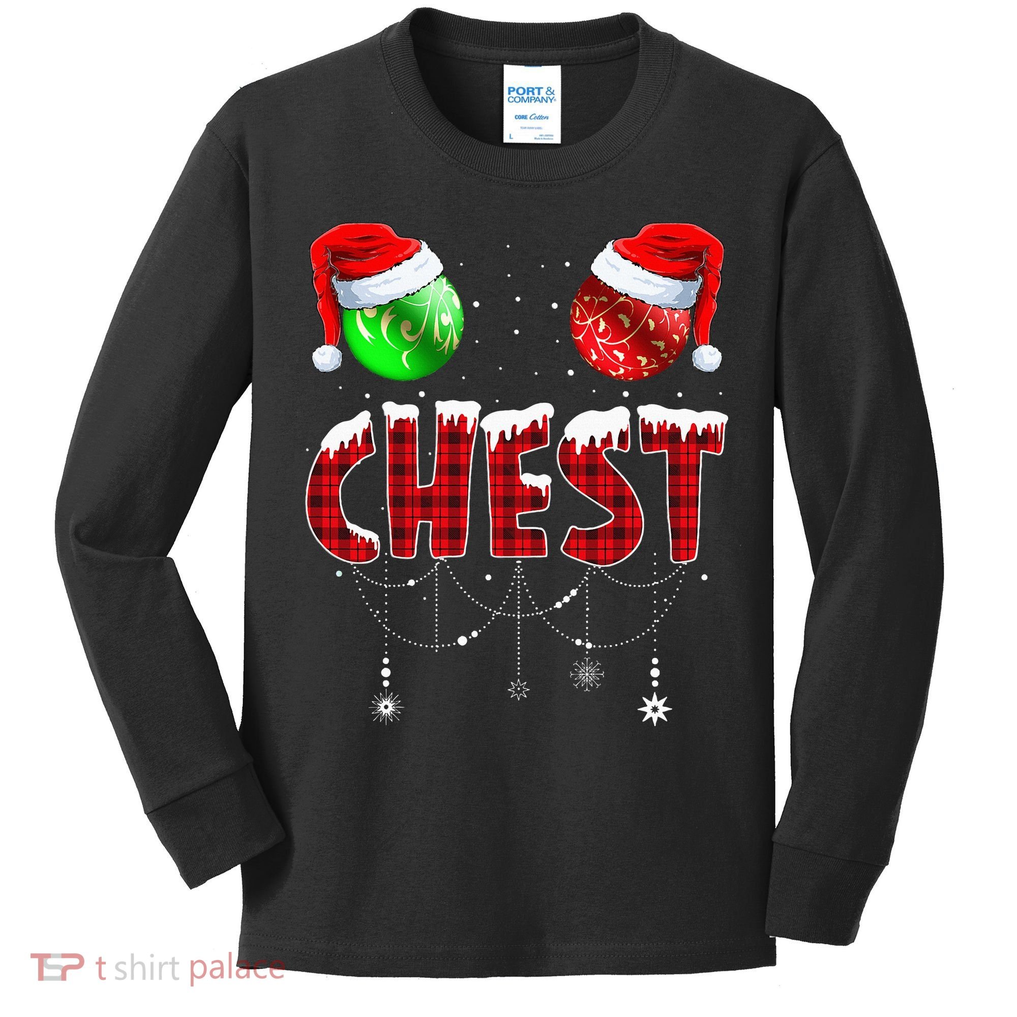 Christmas Matching Couple Family Chestnuts Kids Long Sleeve Shirt