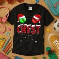 Christmas Matching Couple Family Chestnuts Kids T-Shirt thumb 3