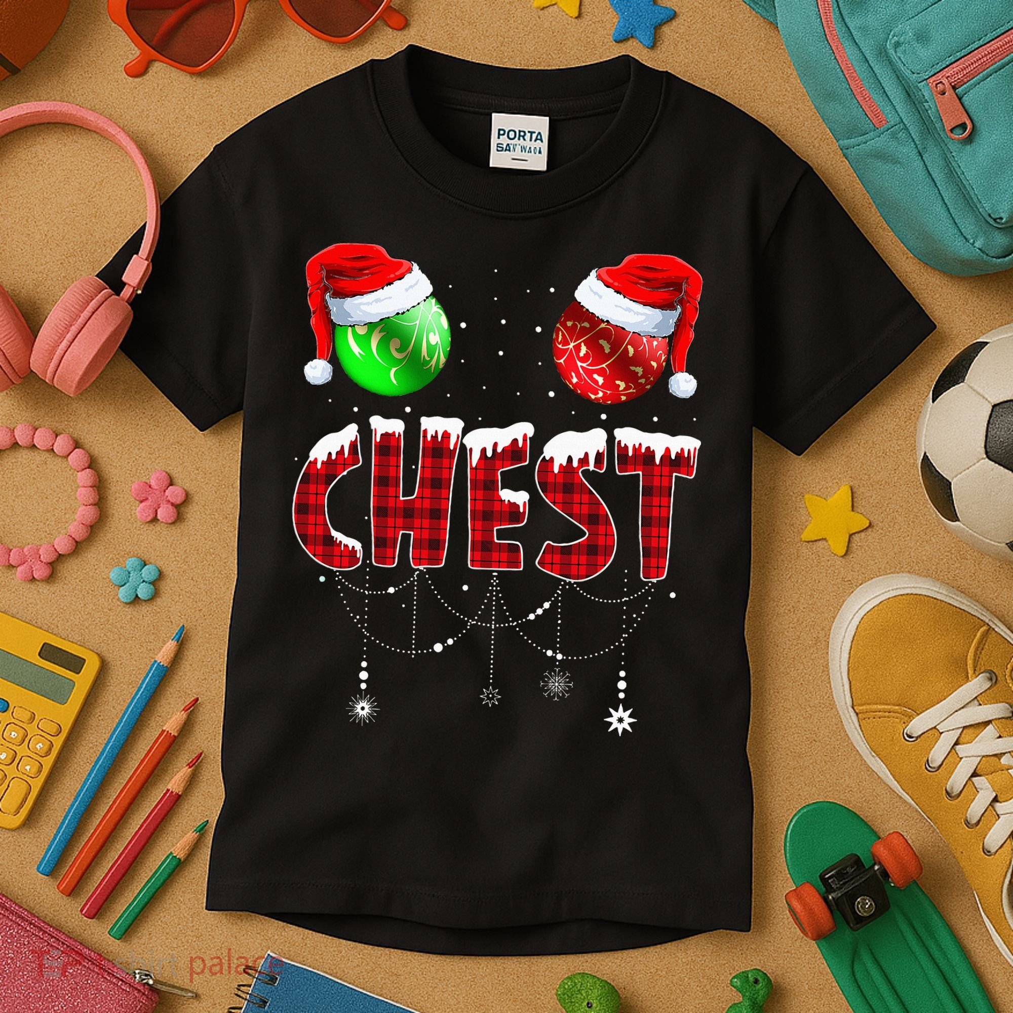 Christmas Matching Couple Family Chestnuts Kids T-Shirt