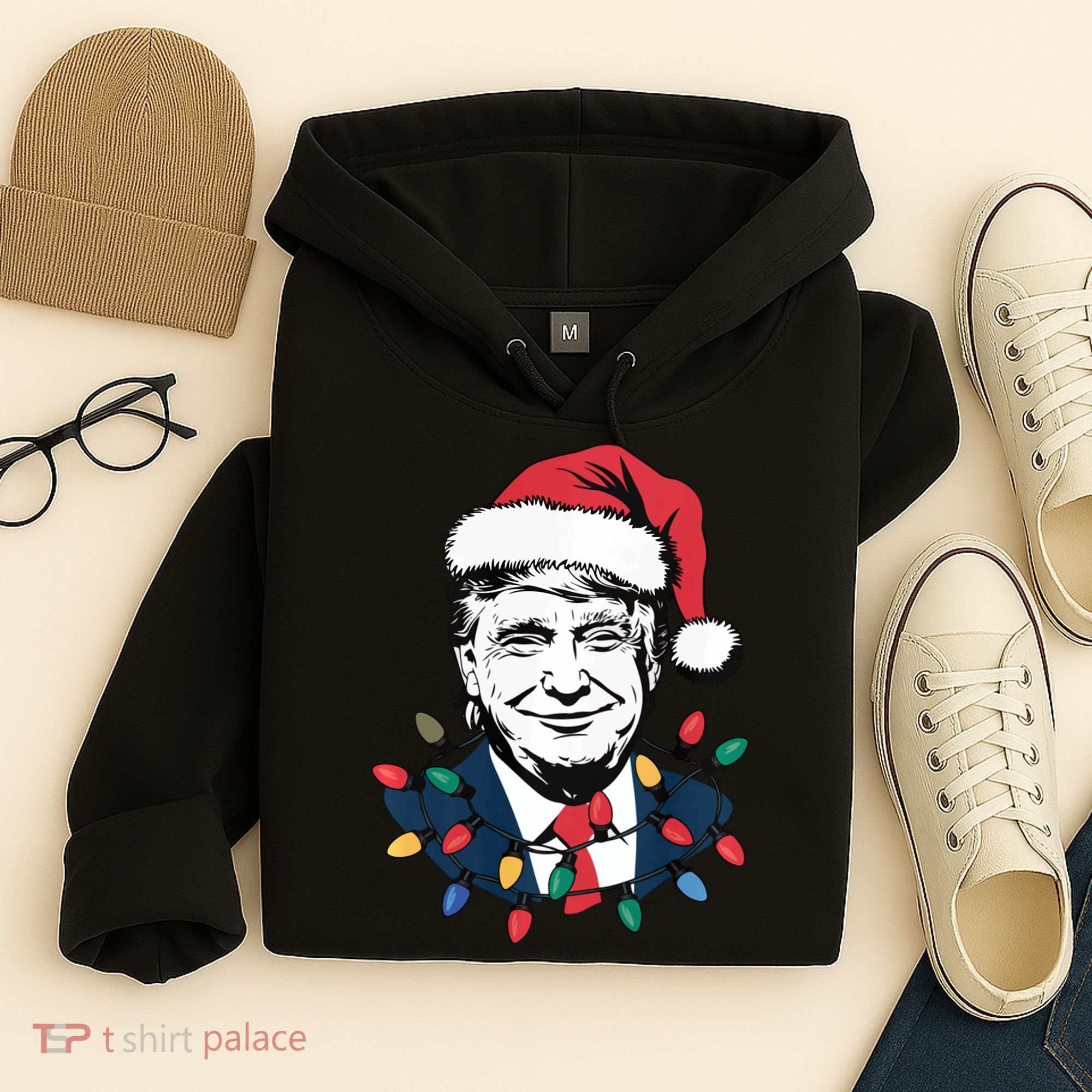 Christmas Maga Christmas Trump Funny Hoodie