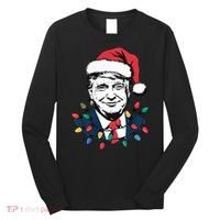 Christmas Maga Christmas Trump Funny Long Sleeve Shirt thumb 0