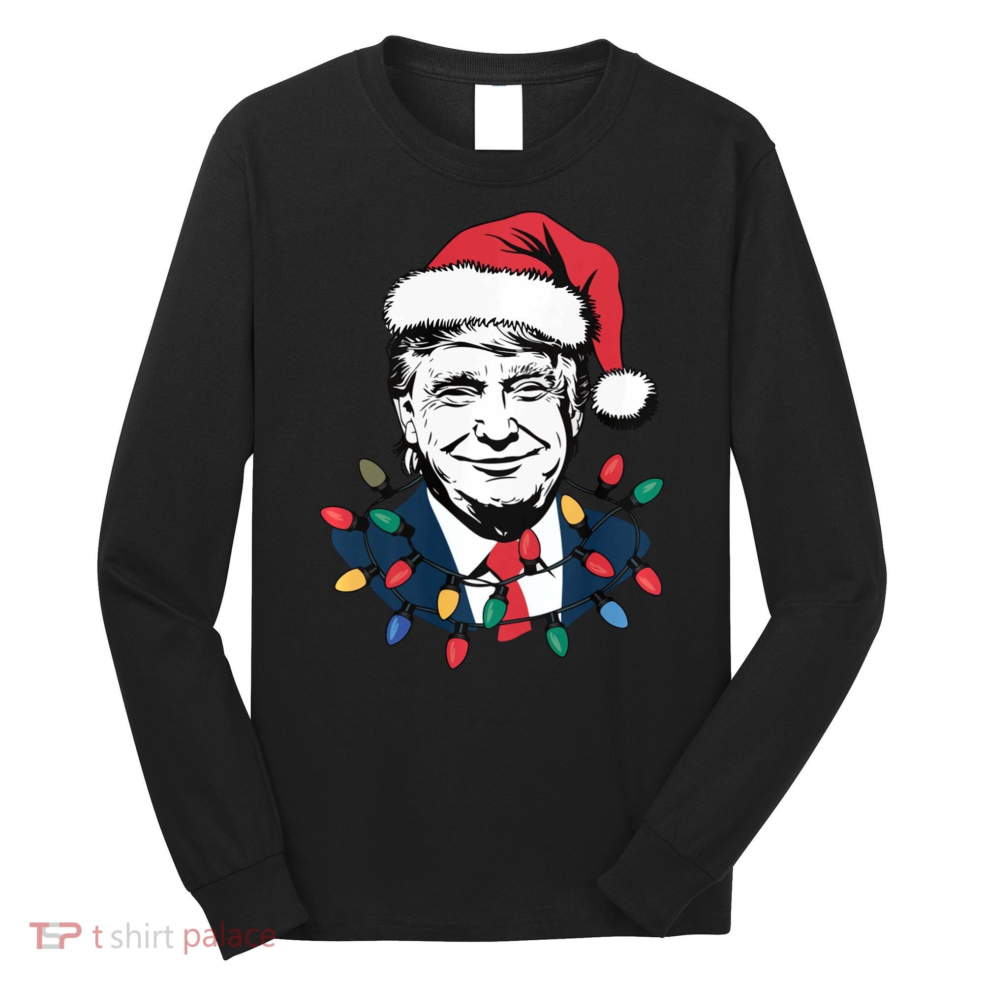 Christmas Maga Christmas Trump Funny Long Sleeve Shirt