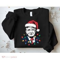 Christmas Maga Christmas Trump Funny Sweatshirt thumb 2