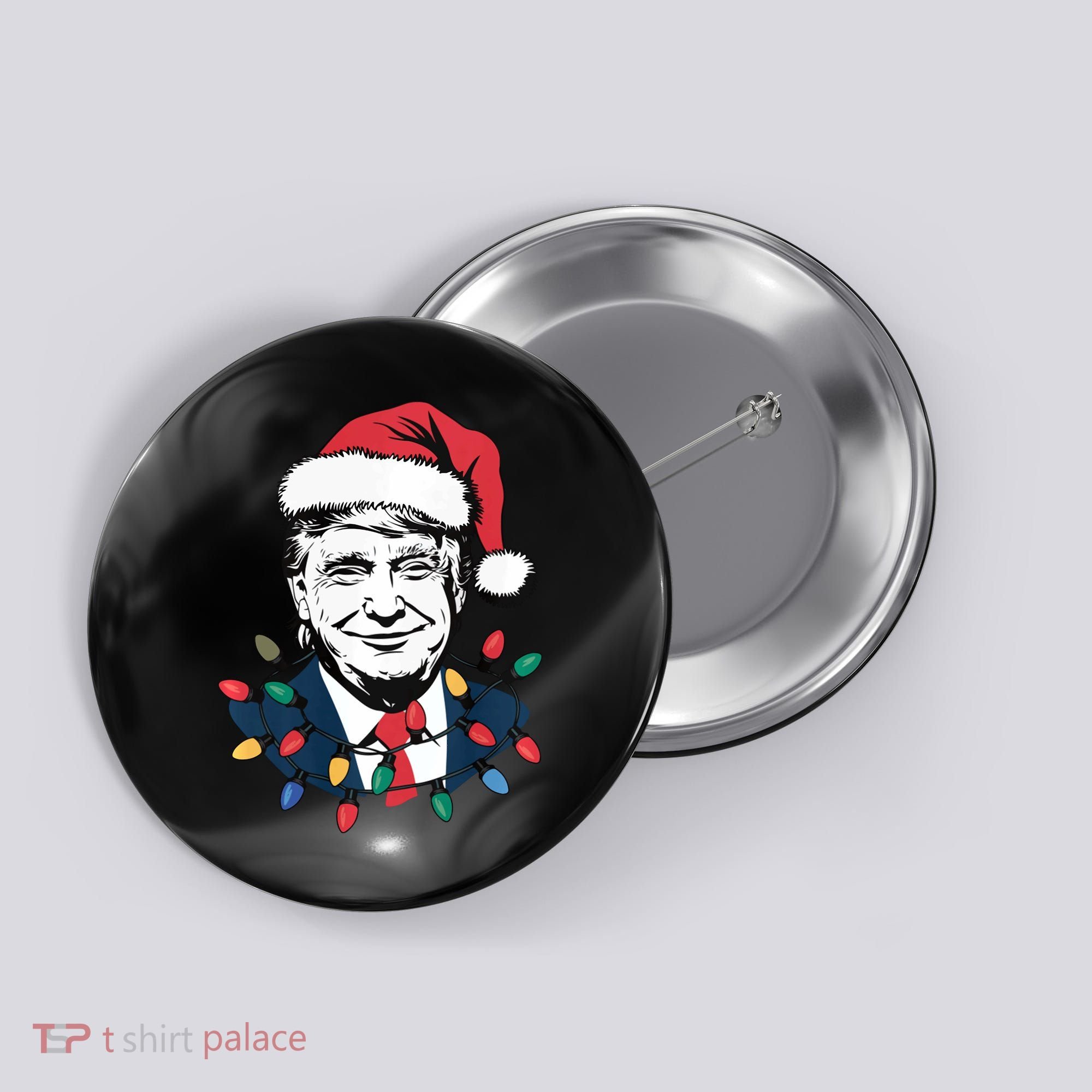 Christmas Maga Christmas Trump Funny Button