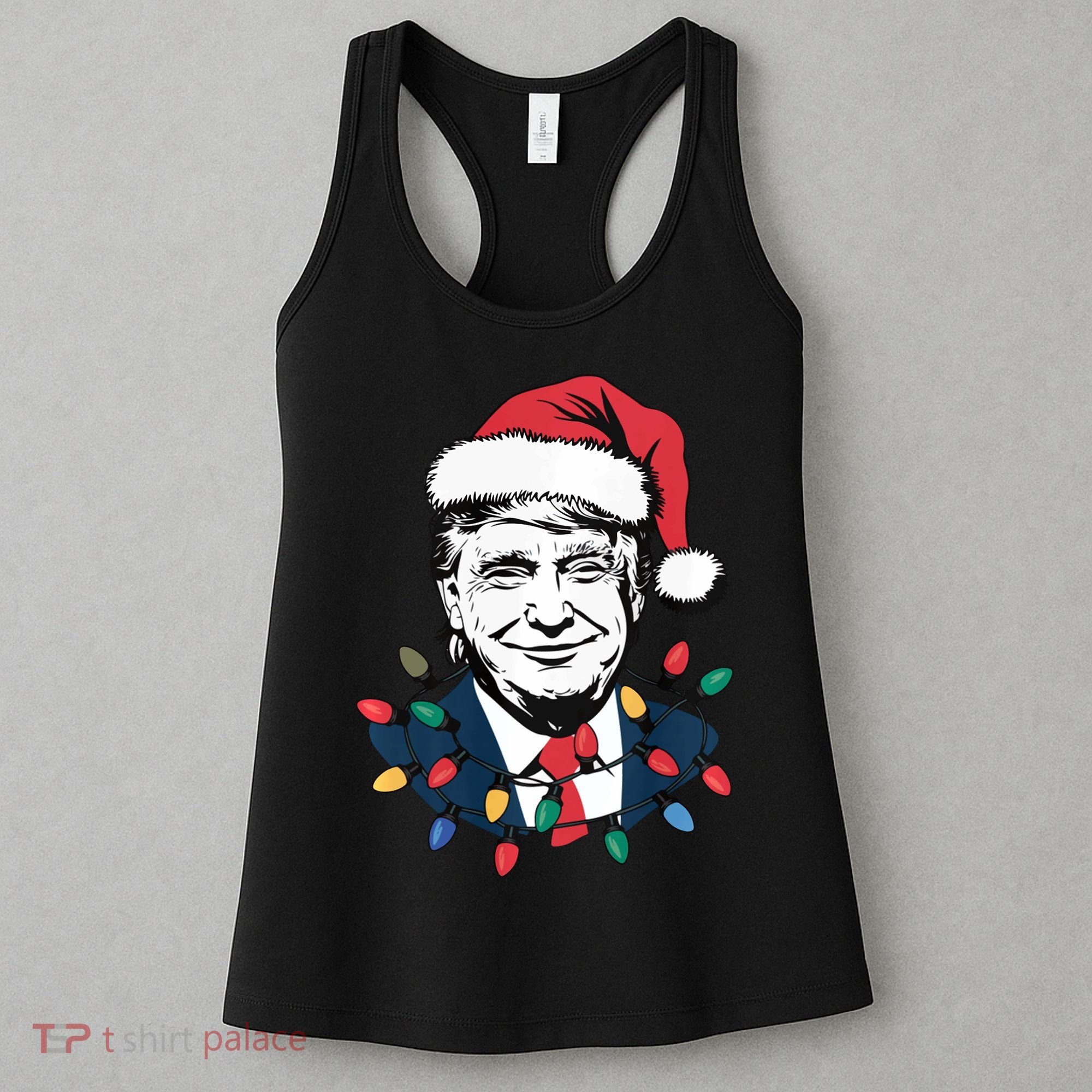 Christmas Maga Christmas Trump Funny Women's Tank Top