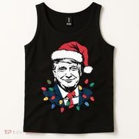 Christmas Maga Christmas Trump Funny Tank Top thumb 2