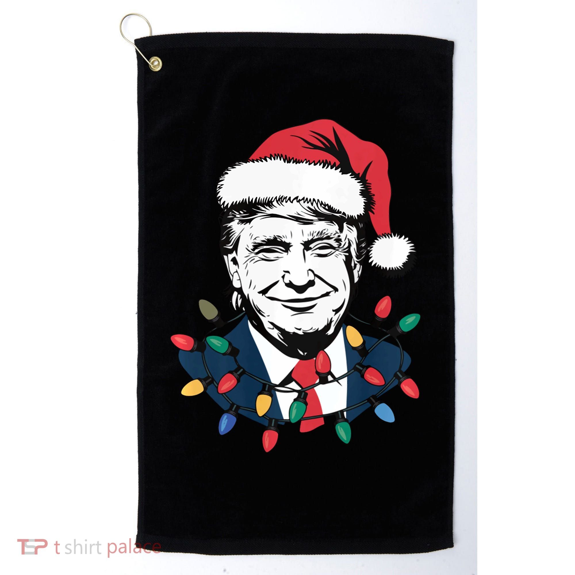 Christmas Maga Christmas Trump Funny Golf Towel