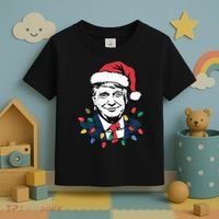 Christmas Maga Christmas Trump Funny Toddler T-Shirt thumb 3