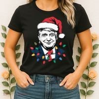 Christmas Maga Christmas Trump Funny Women's T-Shirt thumb 2